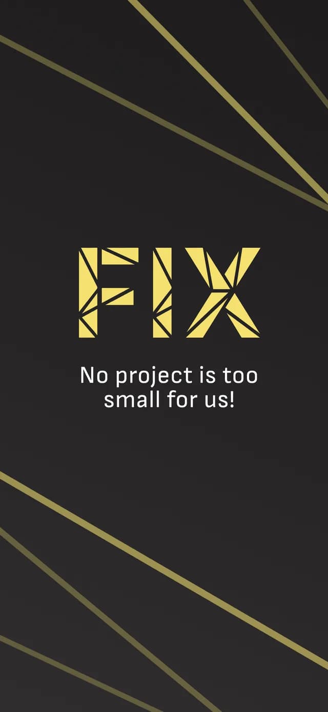 FIX - Application de services à domicile — écran 1