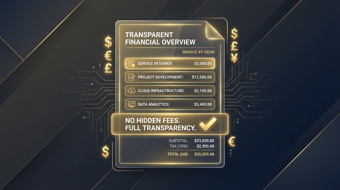 Прозрачен финансов отчет с цени | Transparent financial report with pricing